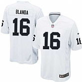 Nike Men & Women & Youth Raiders #16 Blanda White Team Color Game Jersey,baseball caps,new era cap wholesale,wholesale hats